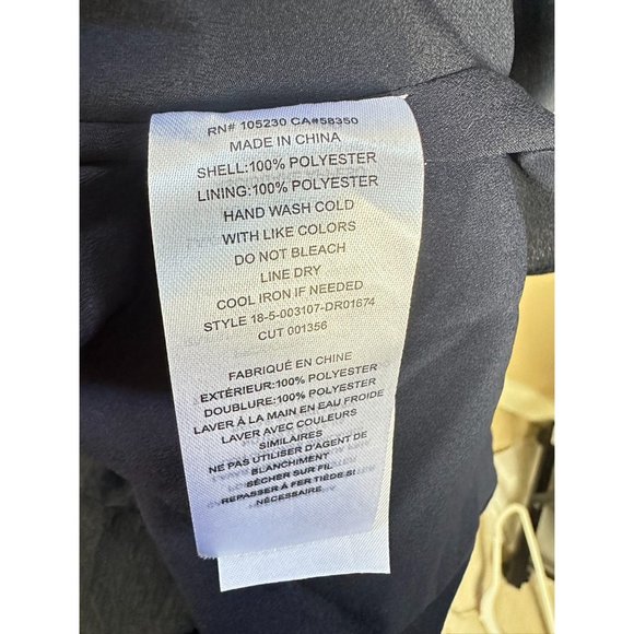 Joie Aydrien Striped Cady Midi Dress Navy Size 2 - Picture 4 of 8